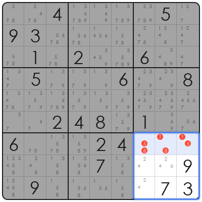 sudoku y wing